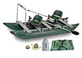 Best Inflatable Fishing Pontoons - Sea Eagle Green Inflatable FoldCat Fishing Boat