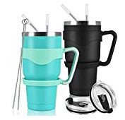 Best Insulated Camping Cups - 2 Pack Insulated Travel Tumblers