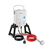 best portable camping water heaters - Camplux Outdoor Portable Propane Gas Camping Tankless Water Heater
