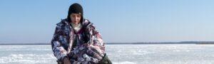 3 best ice fishing jackets - woman in jacket