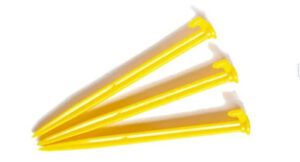 best tent pegs for sand - yellow tent pegs
