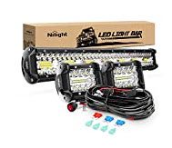 Best LED light bars - Nilight 20Inch 420W Triple Row Spot Flood Combo
