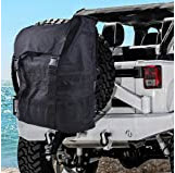 best spare wheel storage bags - Spare Tire Trash Bag, Off-Road Rear Wheel Storage Organizer Car Gear Backpack