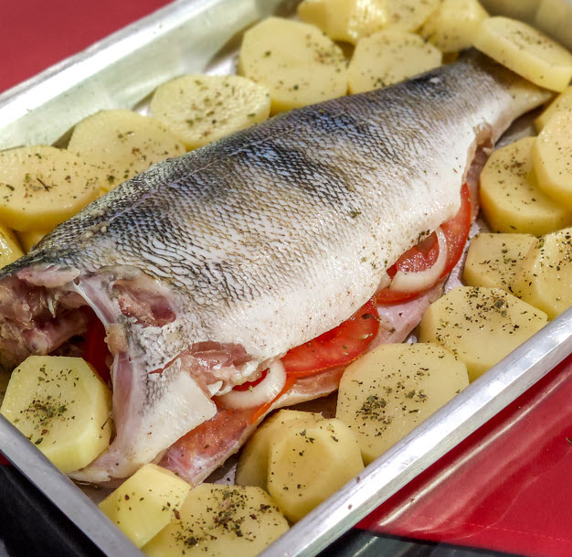 can you eat peacock bass - fish in oven tray