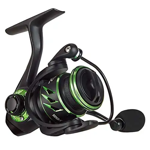 Piscifun Viper X Spinning Reel - Ultralight 5.2:1 High Speed Spinning Fishing Reel, 10+1BB, Carbon Fiber 33 LB Max Drag,1000 Series