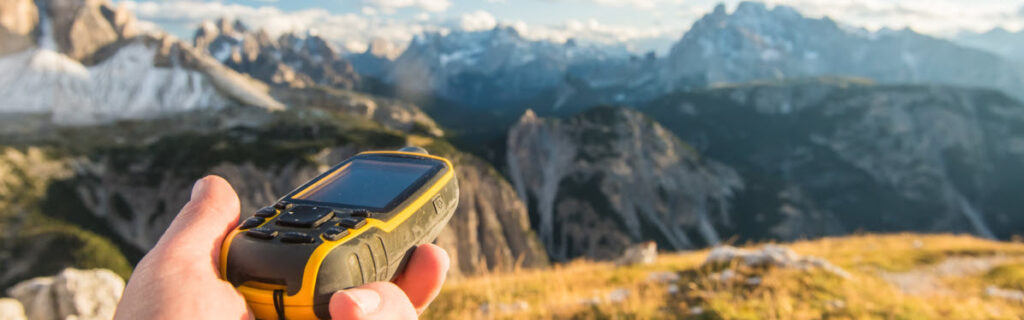 best handheld GPS for hikers - Handheld GPS in mountains