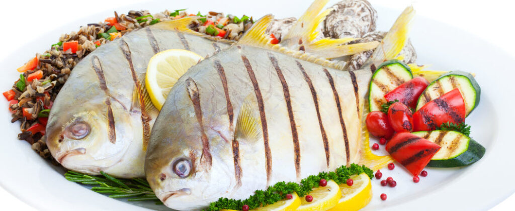 can you eat pompano - Grilled whole Pompano