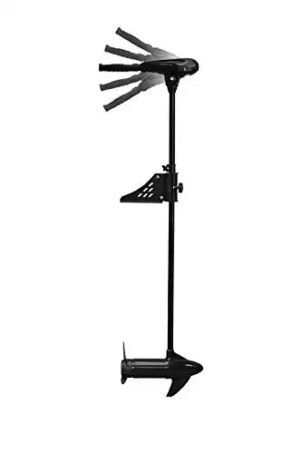 Newport Vessels Pontoon-Series 86lb Thrust Saltwater Electric Pontoon Trolling Motor with Deck Mount Bracket & 55" Shaft