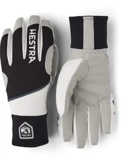Hestra Comfort Tracker - 5 Finger Glove - Black / Ivory - 8