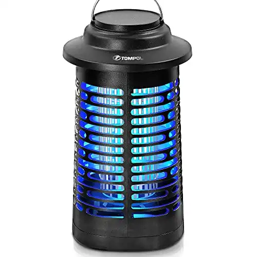 TOMPOL Bug Zapper for Indoor and Outdoor, 4200V Electric Mosquito Zapper, High Powered Pest Control Waterproof, Insect Killer for Home, Kitchen, Backyard, Camping