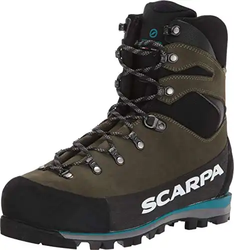 SCARPA Grand Dru GTX Waterproof Gore-Tex Hiking Boots for Mountaineering and Backpacking - Forest - 9-9.5
