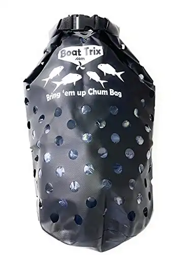 Boat Trix Chum Bag - Model "Bring Em Up" Chum Bag, Black, Easy to Clean